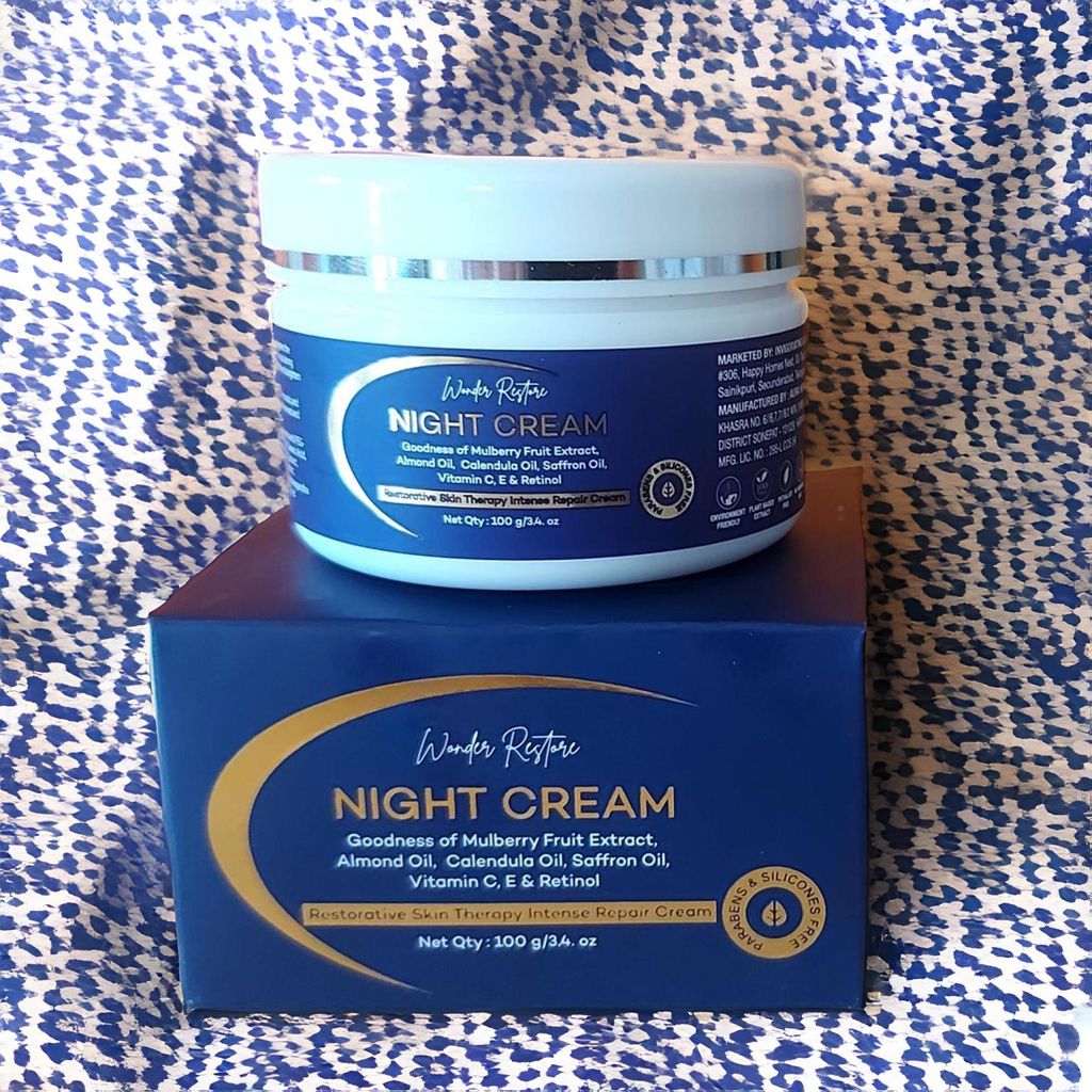 WONDER RESTORE Night Cream MANARIKA Health Care & Wellness Products